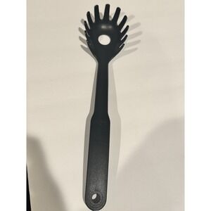 Prestige Black Nylon Plastic Heat Resistant Pasta Grabber Fork - 11.5 Inches